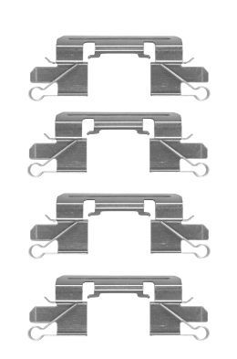 HELLA PAGID Tarvikesarja, jarrupala 8DZ 355 204-941